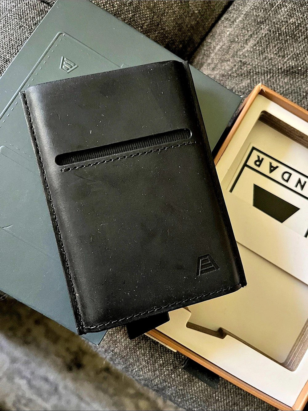 Andar The Pilot Black Wallet